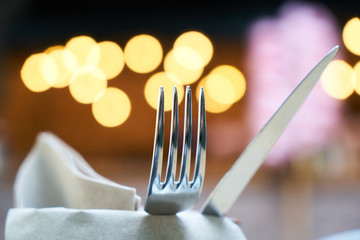 fork and  knife