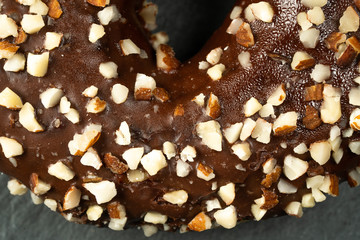 isolated sweet colorful donut
