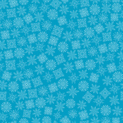 Snowflakes seamless ornament winter 04