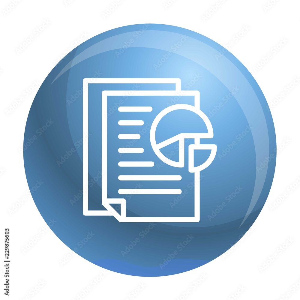 Poster graph paper icon. outline graph paper vector icon for web design isolated on white background