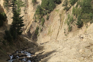 Big Hilly Mountains In The Area Of Azad Kashmir