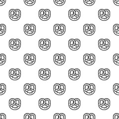 Salt pretzel pattern seamless repeat background for any web design