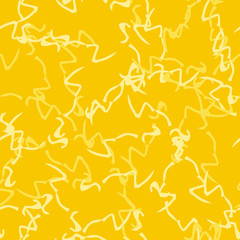 UFO military camouflage seamless pattern in different shades of yellow color
