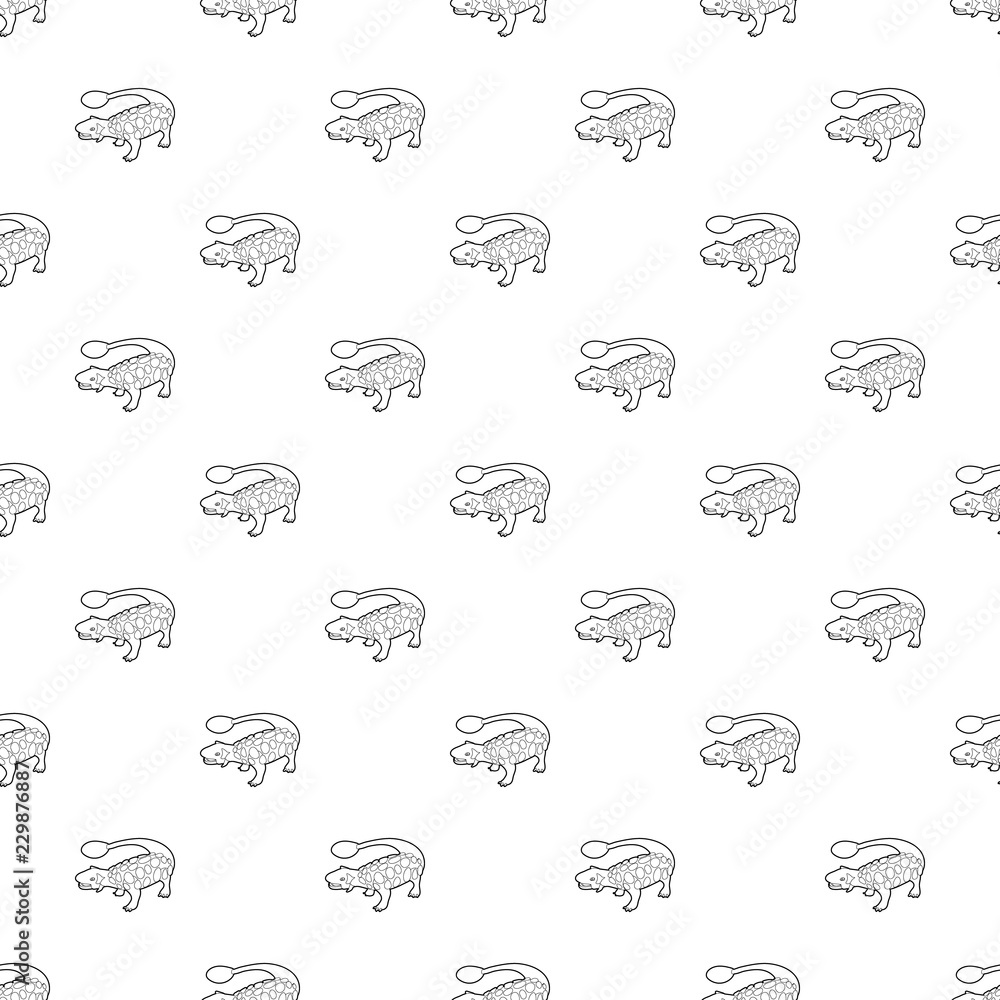 Poster scolosaurus pattern vector seamless repeating for any web design