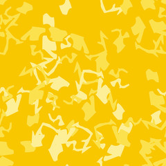 UFO military camouflage seamless pattern in different shades of yellow color