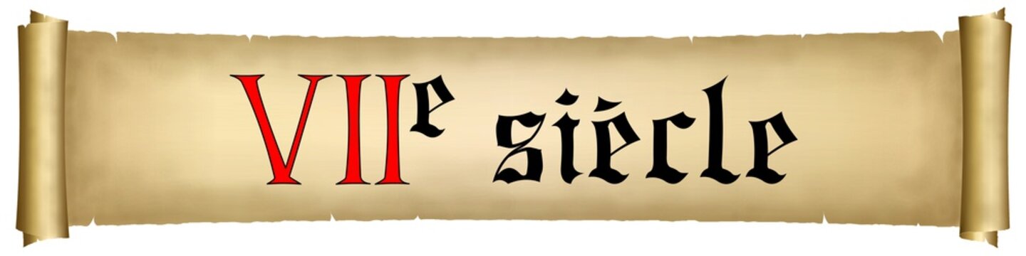 Parchemin. 7e si&egrave;cle