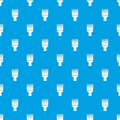 Haircut fix comb pattern vector seamless blue repeat for any use