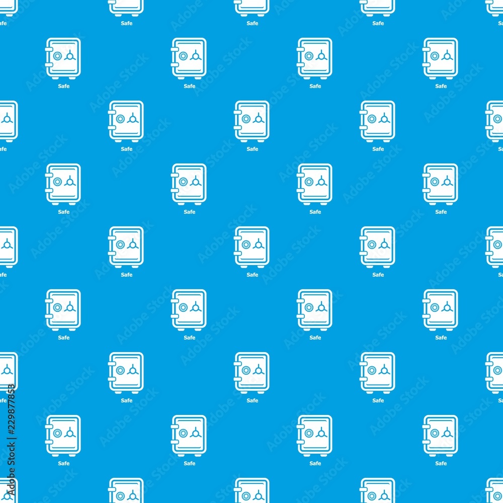 Poster safe pattern vector seamless blue repeat for any use