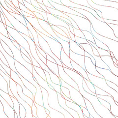 Abstract warped lines design