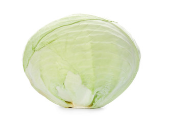 Fototapeta premium Fresh cabbage on white background
