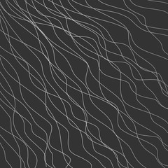 Abstract warped lines design