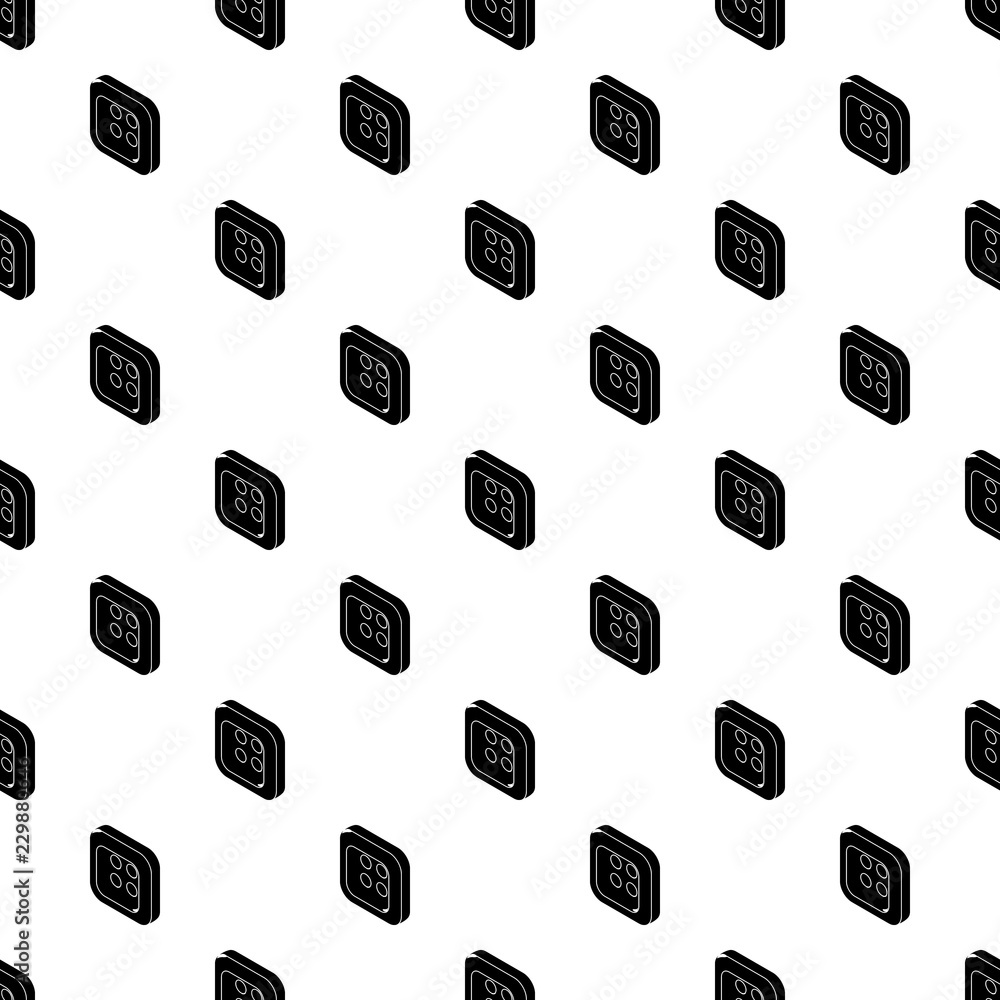 Aufkleber square clothes button pattern vector seamless repeating for any web design