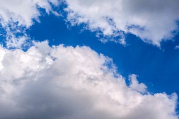 Blue sky cloud for background 