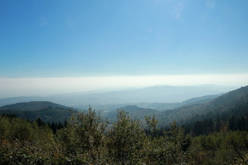 Vue panoramique sur la vallée du Rhône