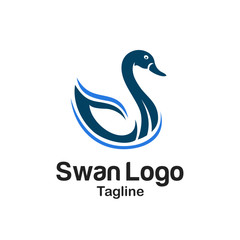 Swan Logo Logo Template