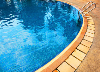 Obraz na płótnie Canvas outdoors swiming pool