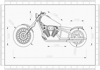 motorcycle blueprint 