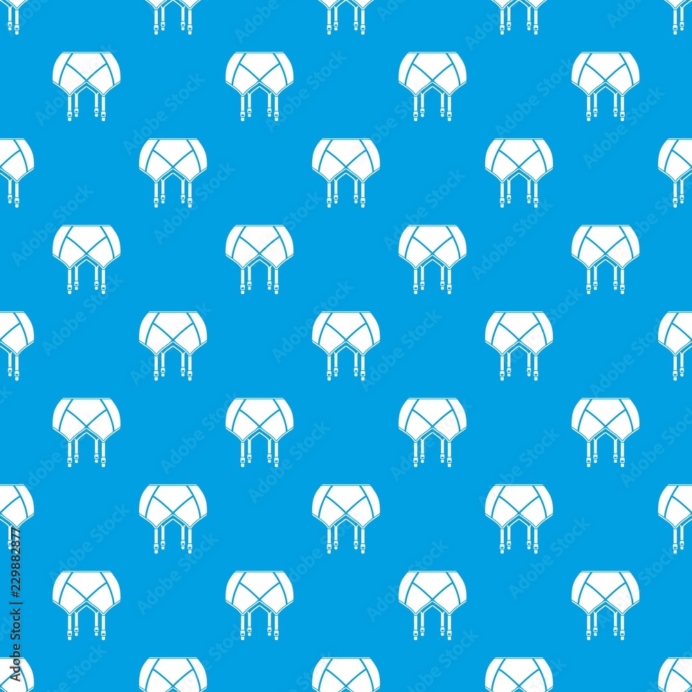 Poster underwear pattern vector seamless blue repeat for any use