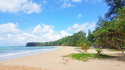tropical summer sea sand beach and sky