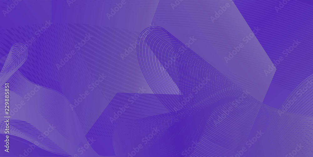 Poster background from abstract lines in violet colors