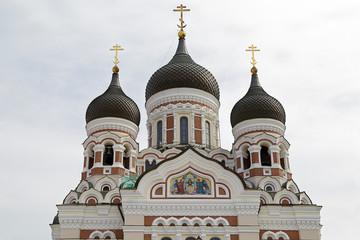 Fototapeta na wymiar Alexander Nevsky Cathedral in Tallinn Old Town, Estonia