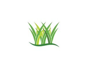 Grass logo vector