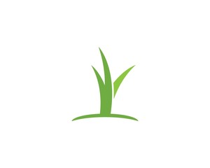 Grass logo vector