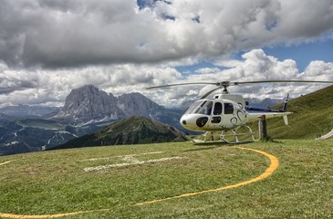 Il Massiccio del Sassolungo visto dal Seceda