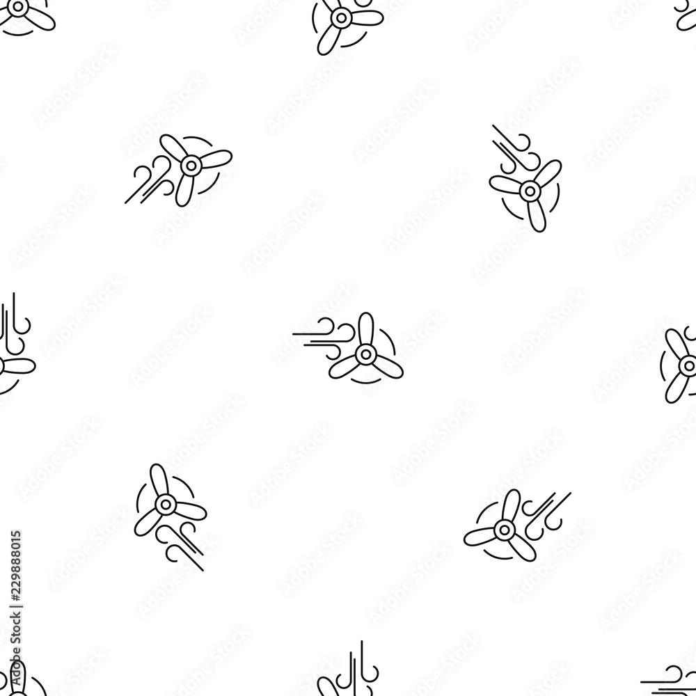 Poster wind eco energy pattern seamless vector repeat geometric for any web design