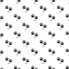 Tiger step pattern seamless vector repeat geometric for any web design