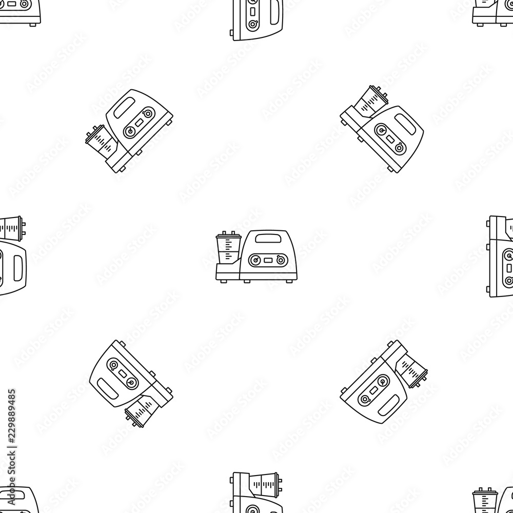 Aufkleber medical lung device pattern seamless vector repeat geometric for any web design