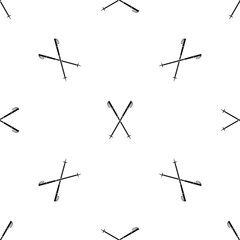 Nord walking sticks pattern seamless vector repeat geometric for any web design