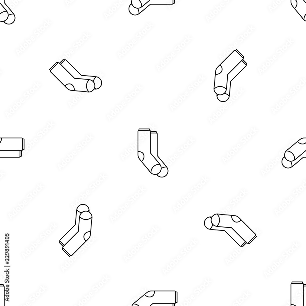 Poster winter socks pattern seamless vector repeat geometric for any web design