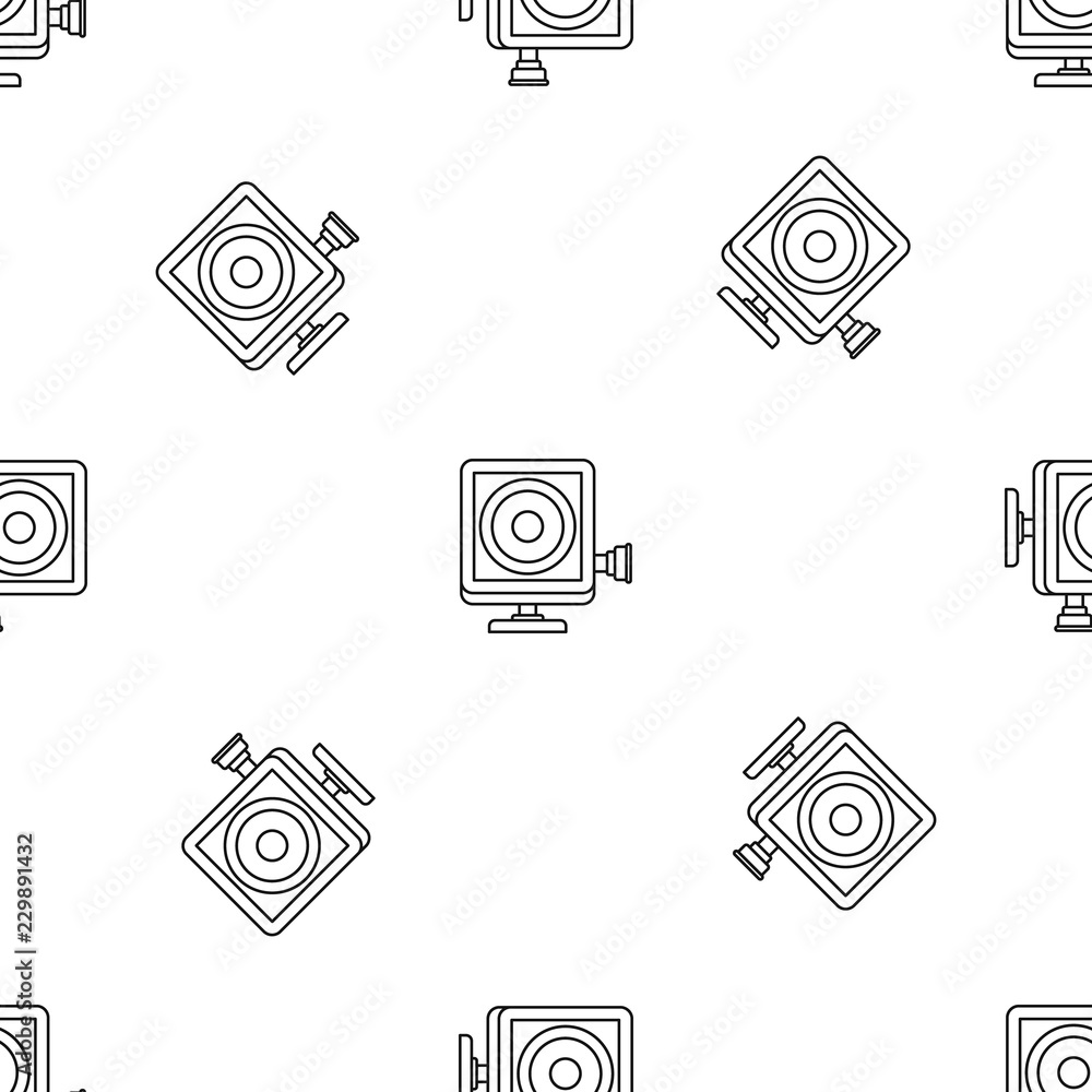 Poster action camera pattern seamless vector repeat geometric for any web design