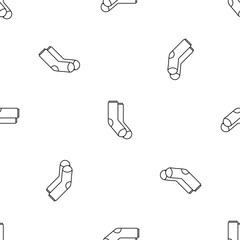 Winter socks pattern seamless vector repeat geometric for any web design