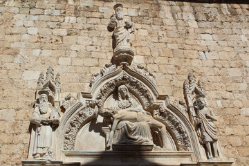 Obraz premium Jesus and Mary statue