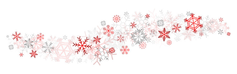 red snowflakes decor