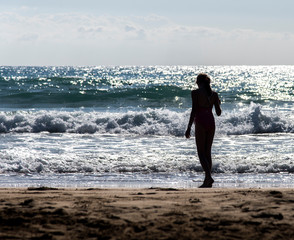 Girl on the beach