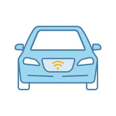 Smart car color icon