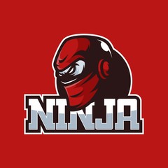 Ninja gaming mascot logo