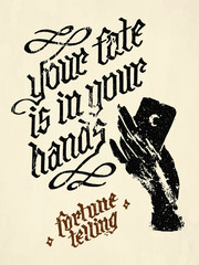 Your fate is in your hands quote