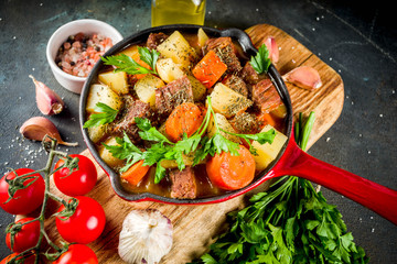 Homemade Beef stew or goulash