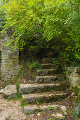 Dvigrad, an abandoned medieval town in central Istria, Croatia, which was inhabited until the eighteenth century
