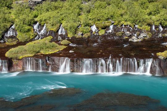 Barnafoss waterfall
