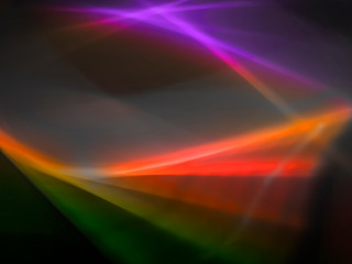 glowing lines, neon lights, abstract background