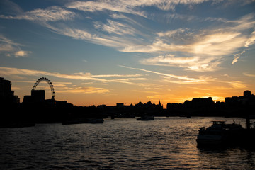 Londons sunset