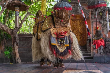 Türaufkleber Der Barong-Tanz von Bali Indonesien © praphab144