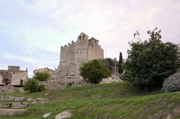 Fototapeta na wymiar Il castello di Calafell - Tarragona, Spagna