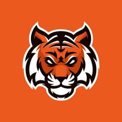 Animal head mascot gaming logo