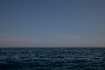 Horizon on the sea
